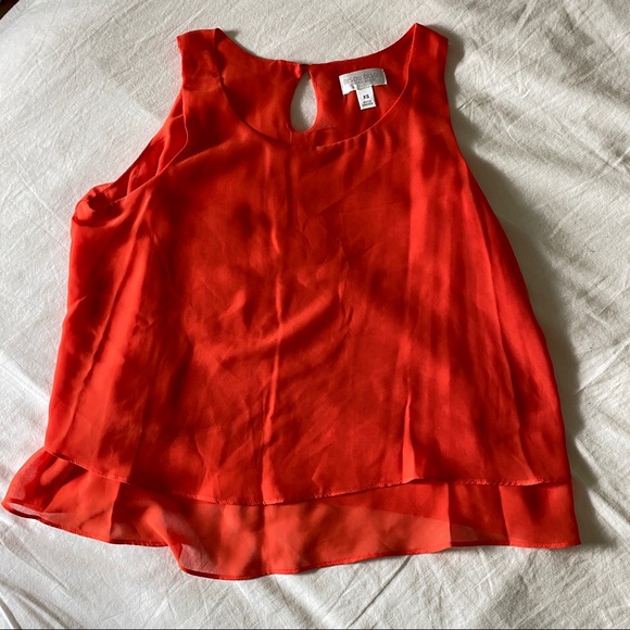 Orange Crop Top flowey Size XS - Picture 2 of 8